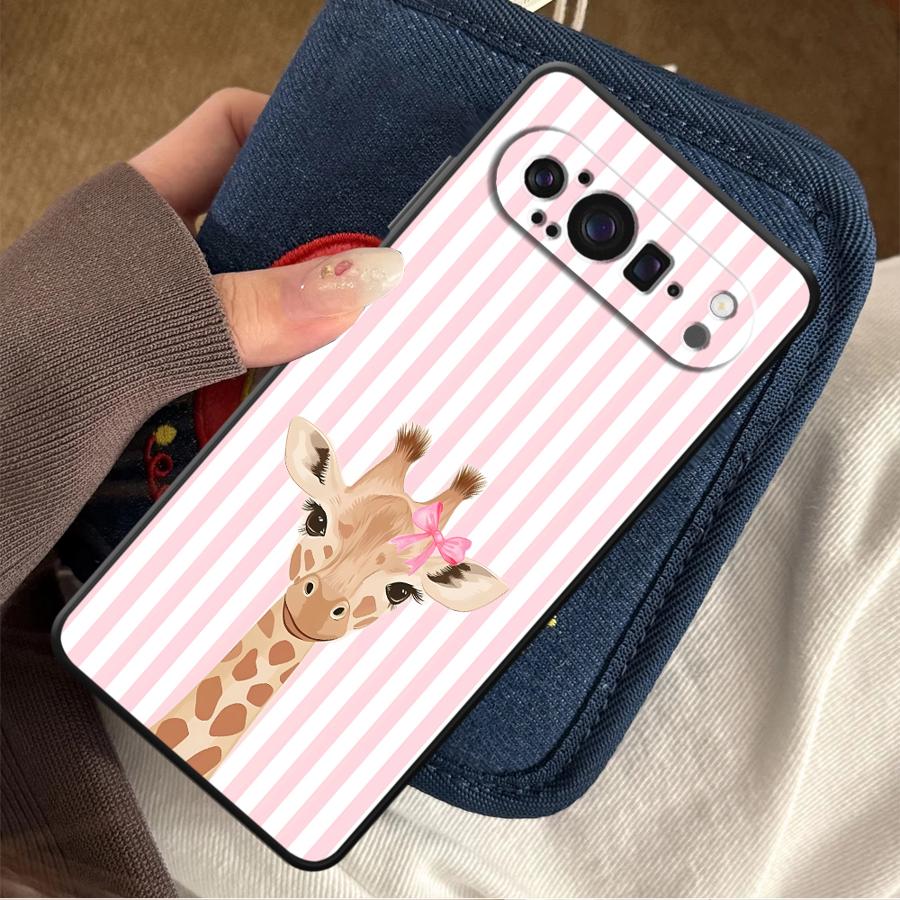 Phone Cases Google Pixel 10 - Cartoon Giraffe Funda Phone Cover Case