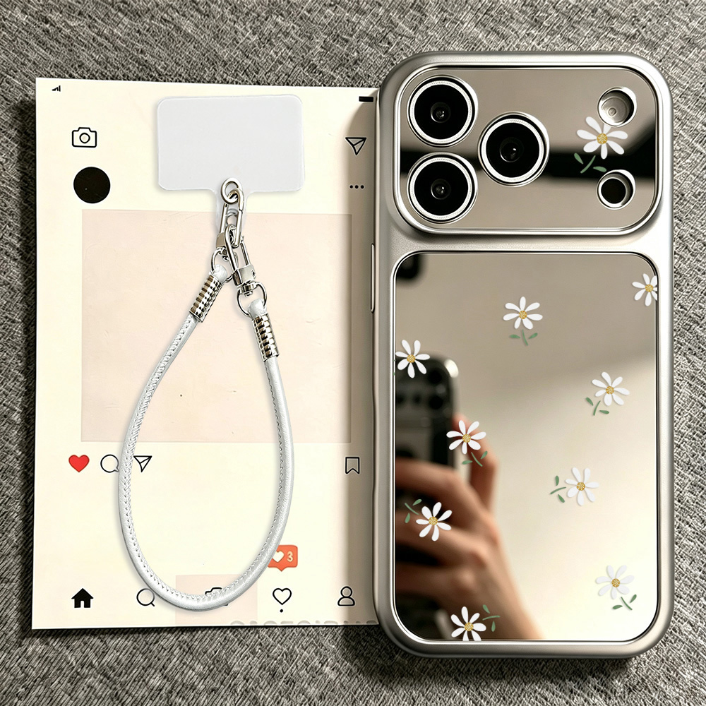 Phone Cases Green - Green Grass Make Up Mirror Phone