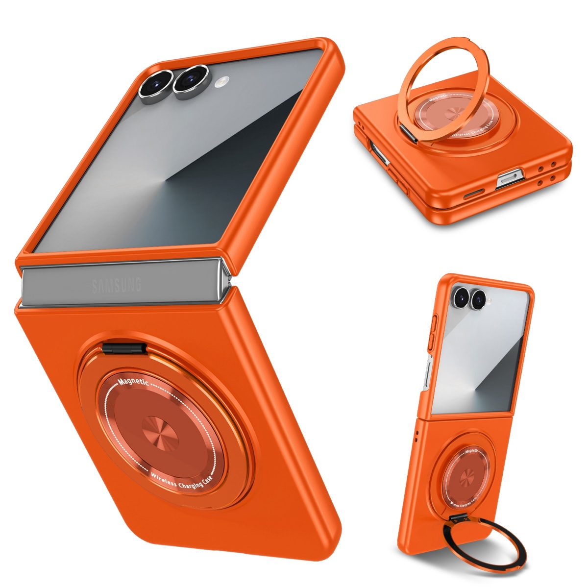 Phone Cases With Magnet - Magnetic Metal Rotate Ring Holder Phone