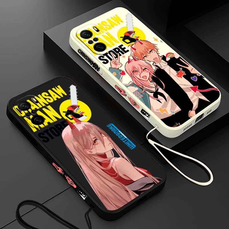 Phone Cases Xiaomi - Anime Chainsaw Man power Denji Cover