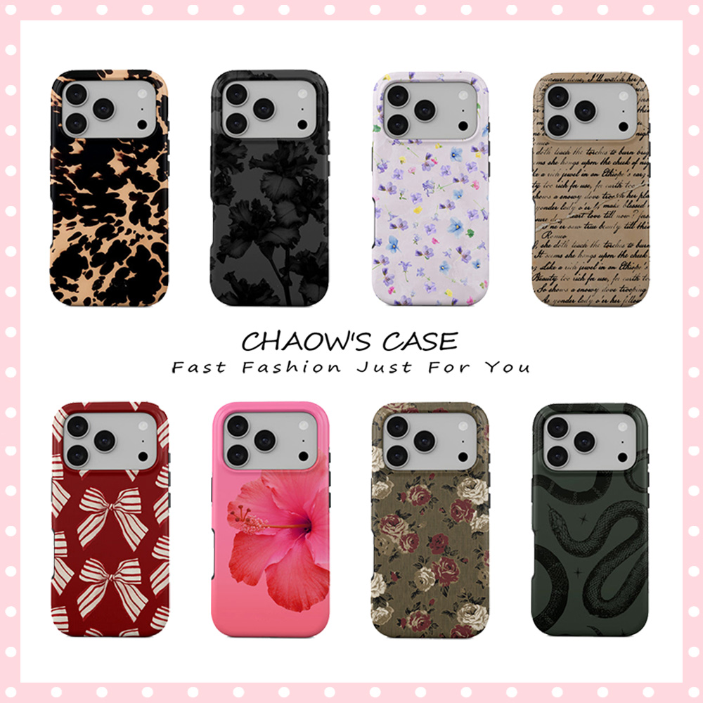 Phone Cases Burga - Luxury Leopard Print Floral Series Phone