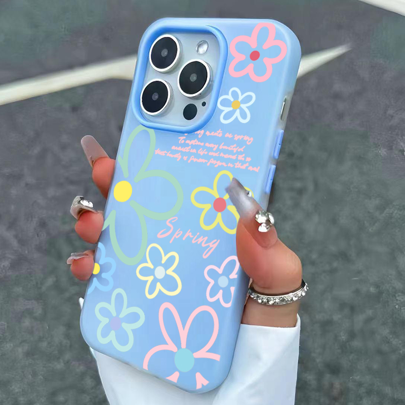 Phone Cases Xiaomi - Bumper Spring Flower Pattern Phone Case