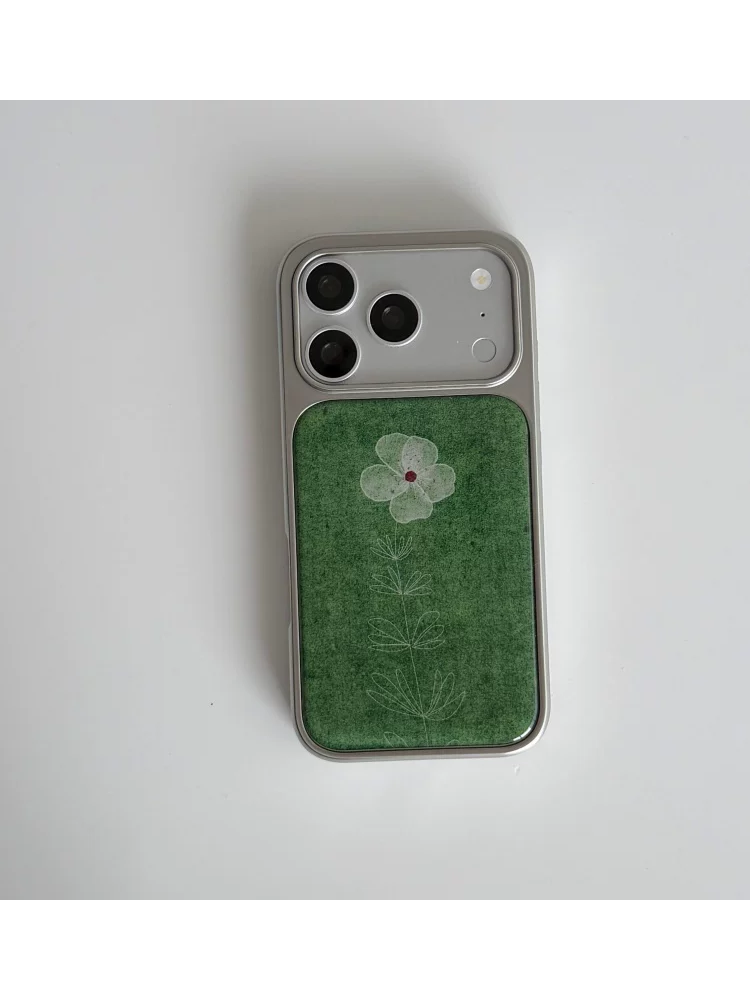Ins Spring Green Flower Oil Pa - огляд і ціна Phone Cases Green