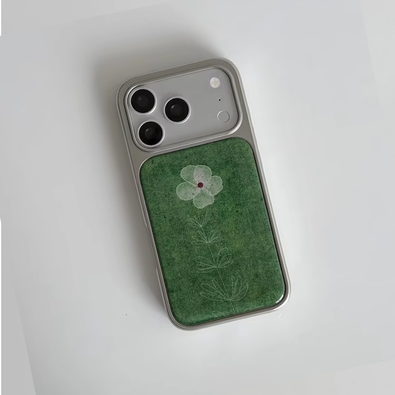 Ins Spring Green Flower Oil Pa - огляд і ціна Phone Cases Green