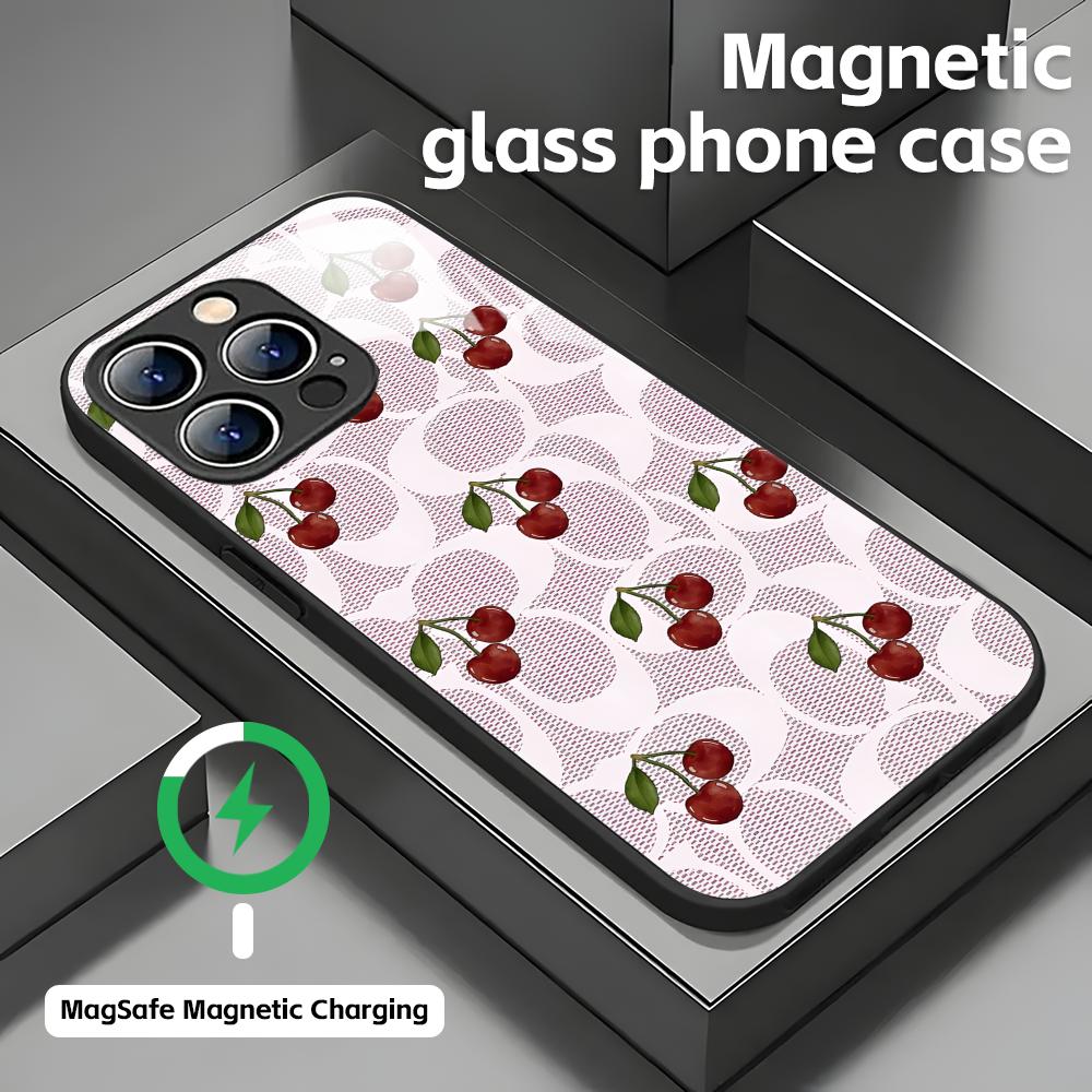 Cherry Luxury Pattern Phone Ca - огляд і ціна Phone Cases With Magnet