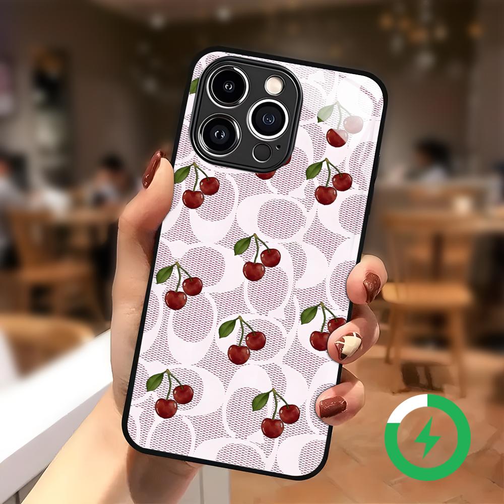 Cherry Luxury Pattern Phone Ca - огляд і ціна Phone Cases With Magnet