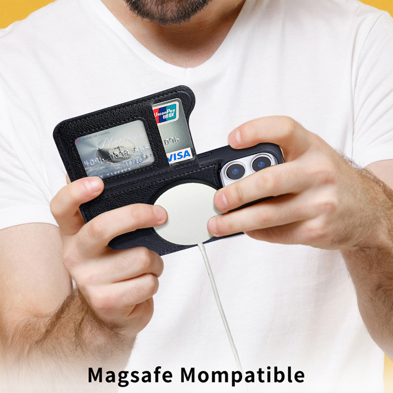 For Magsafe Magnetic Leather W - огляд і ціна Phone Cases With Magnet