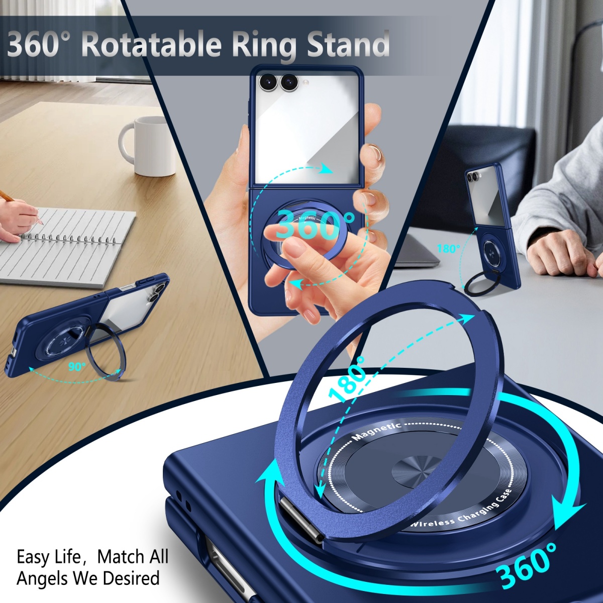 Magnetic Metal Rotate Ring Hol - огляд і ціна Phone Cases With Magnet