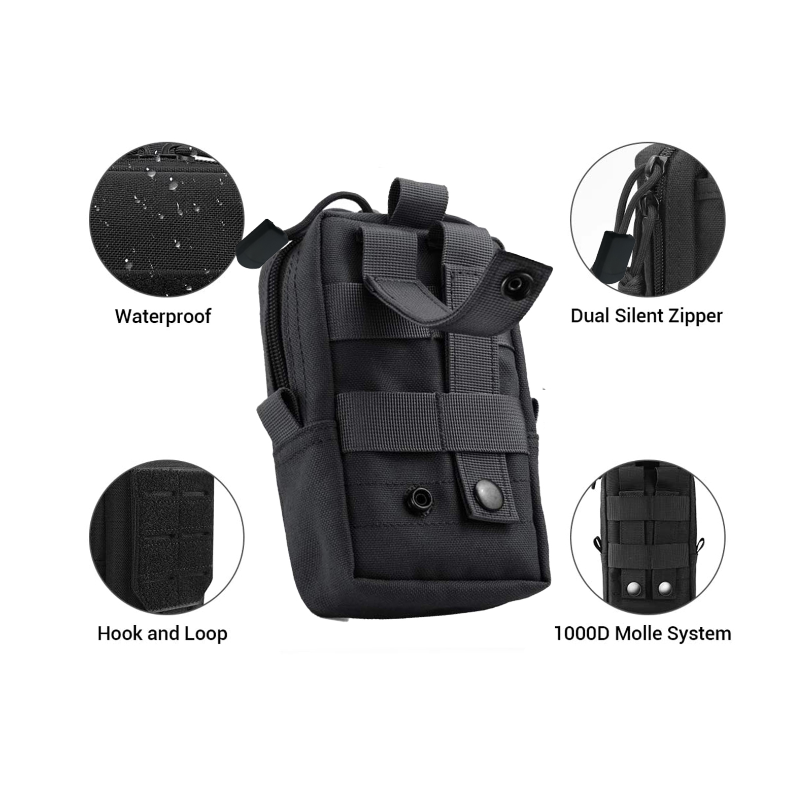 Tactical Molle Pouch Waist Bag - огляд і ціна Military Grade Case
