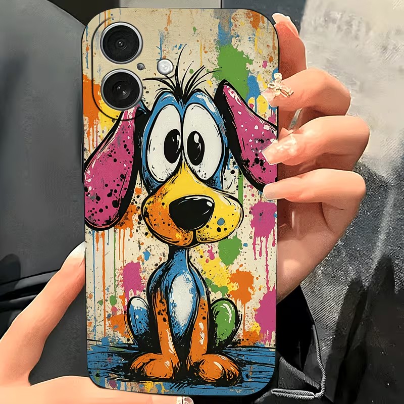 Graffiti Colored Puppy TPU Pho - огляд і ціна Phone Cases Cat