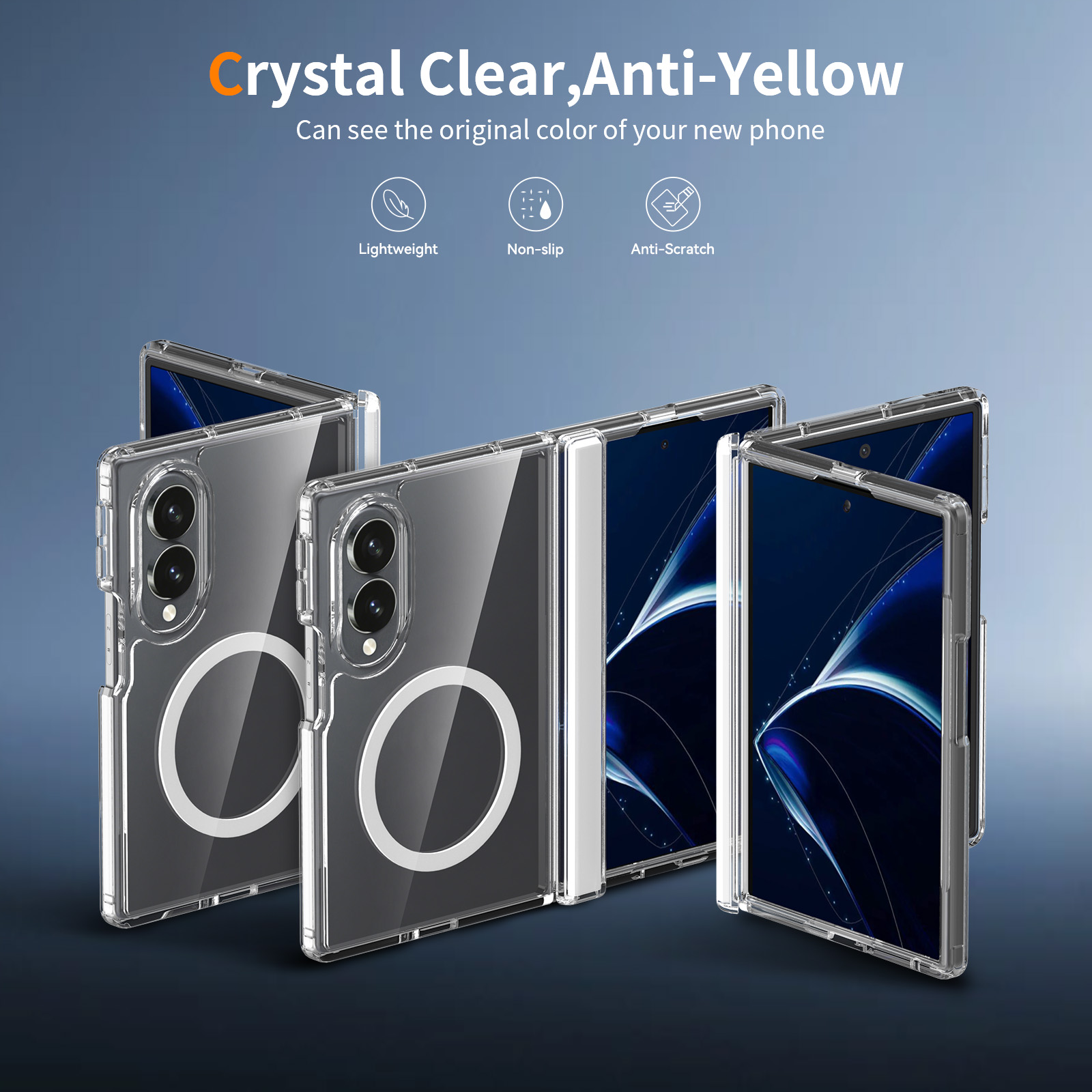 Magnetic Skin-feel Shockproof  - огляд і ціна Clear Magsafe Case