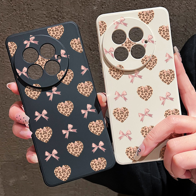 Leopard Print Hearts Bow Soft  - огляд і ціна Phone Cases Oneplus