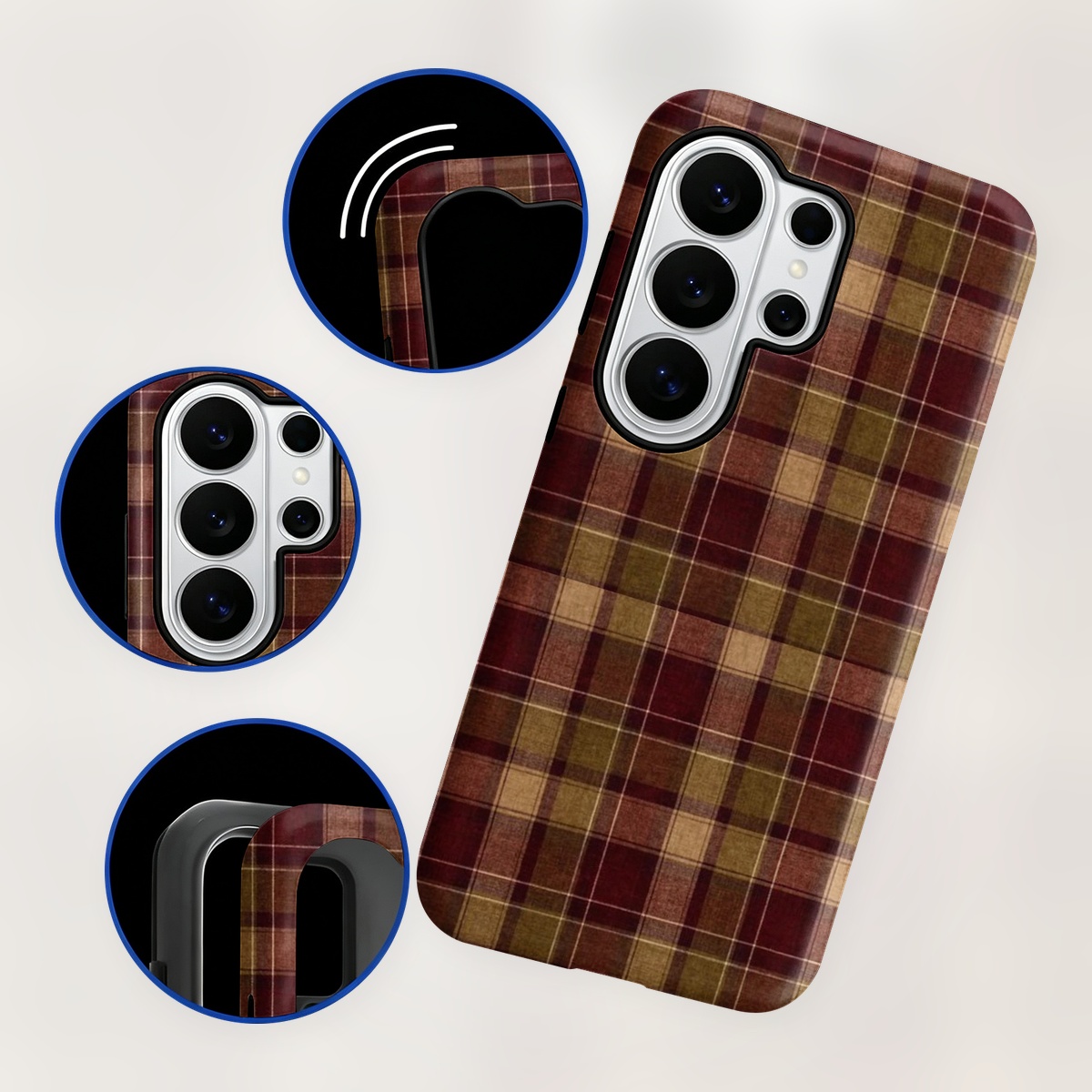 Red And Green Plaid 2-in-1 Dua - огляд і ціна Phone Cases Green