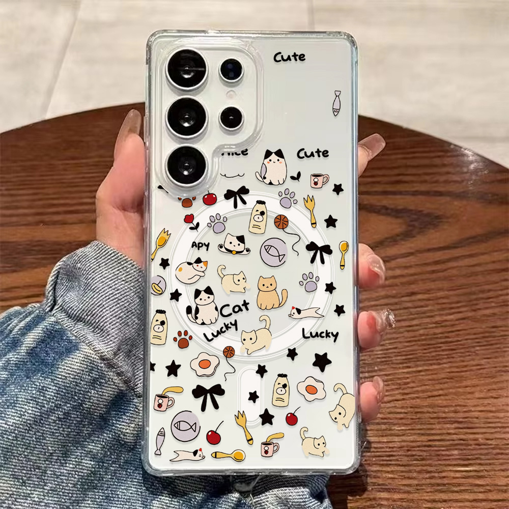 Cute Cat Magnetic Phone Case F - огляд і ціна Phone Cases Magsafe