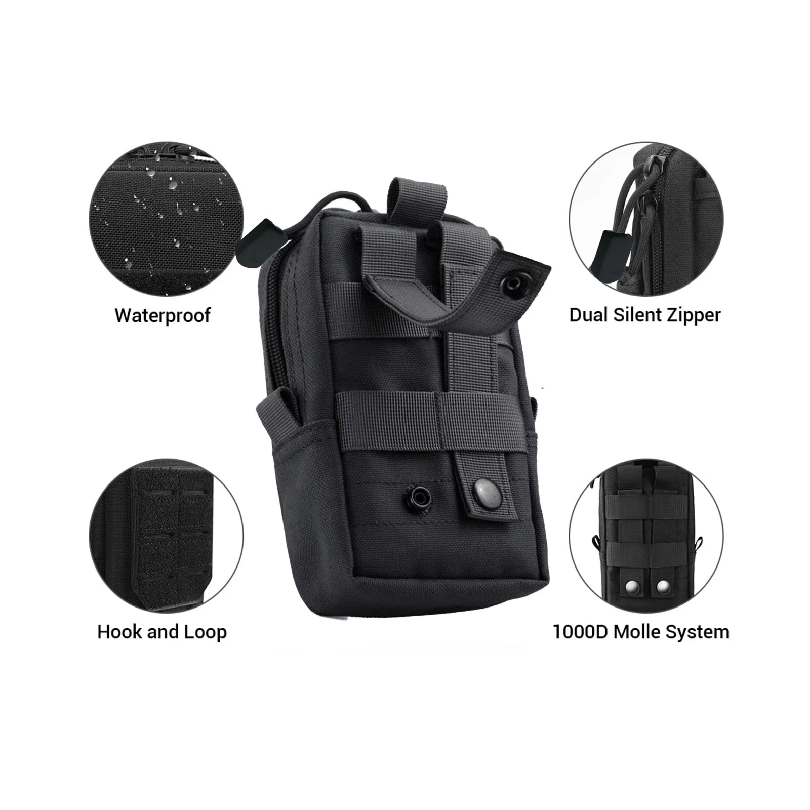 Tactical Molle Pouch Waist Bag - огляд і ціна Military Grade Case