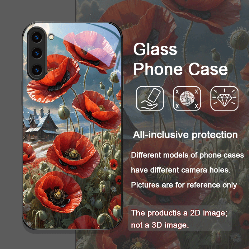 Retro Poppy Flower Bloom Hot R - огляд і ціна Phone Cases Galaxy S26 Ultra