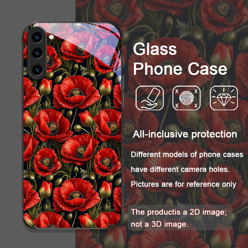 Retro Poppy Flower Bloom Hot R - огляд і ціна Phone Cases Galaxy S26 Ultra