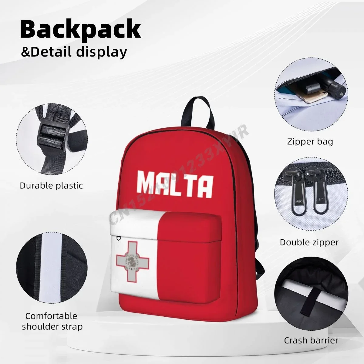 Custom Bag Unisex Backpack Mal - огляд і ціна Phone Cases Malta
