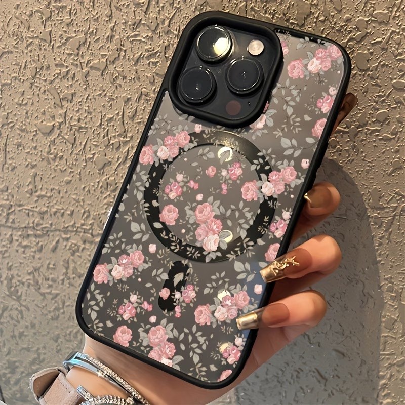 Pink Tiny Rose Clear Magnetic  - огляд і ціна Phone Cases With Magnet
