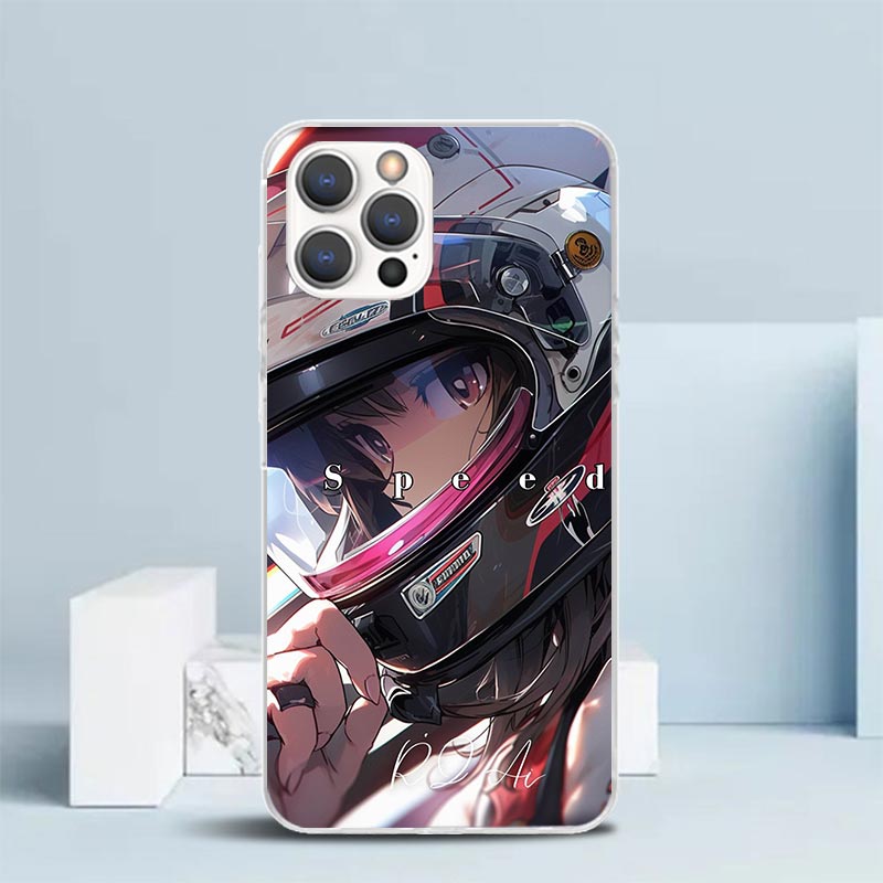 Motorcycle Rider Helmet Soft C - огляд і ціна Phone Cases That Fit Iphone 16E