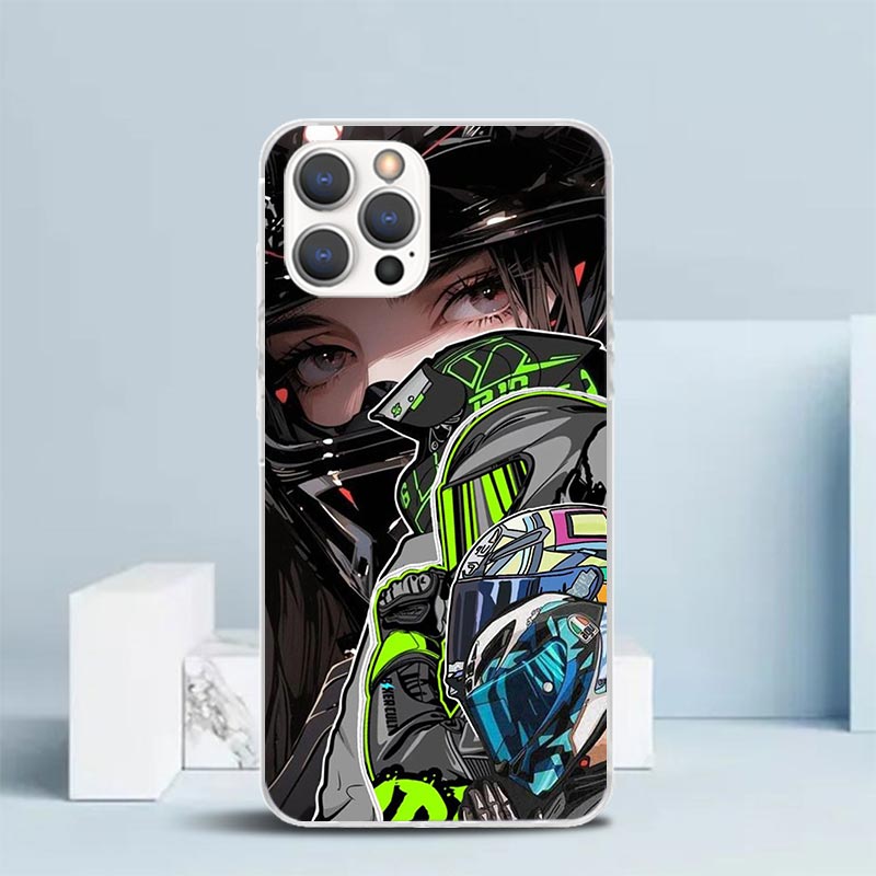 Motorcycle Rider Helmet Soft C - огляд і ціна Phone Cases That Fit Iphone 16E