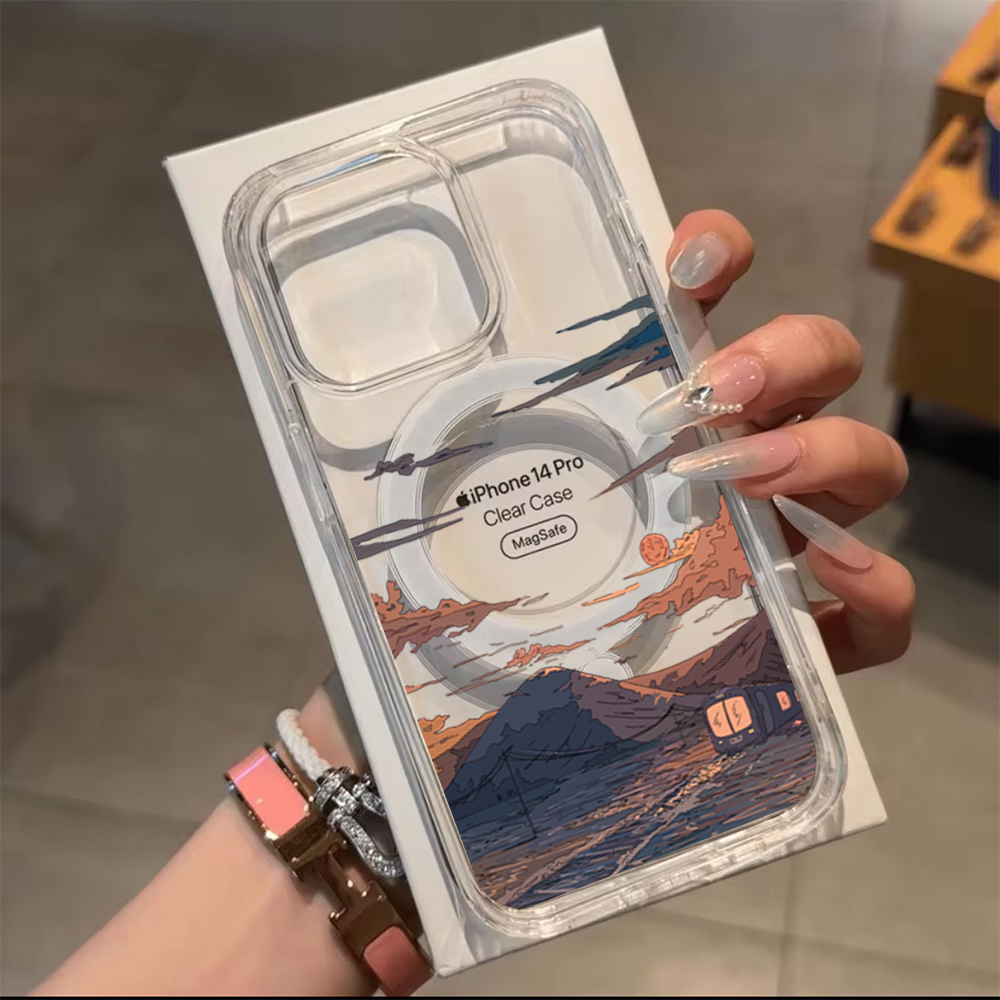 Sunset Pattern Fashion Phone C - огляд і ціна Phone Cases Magsafe