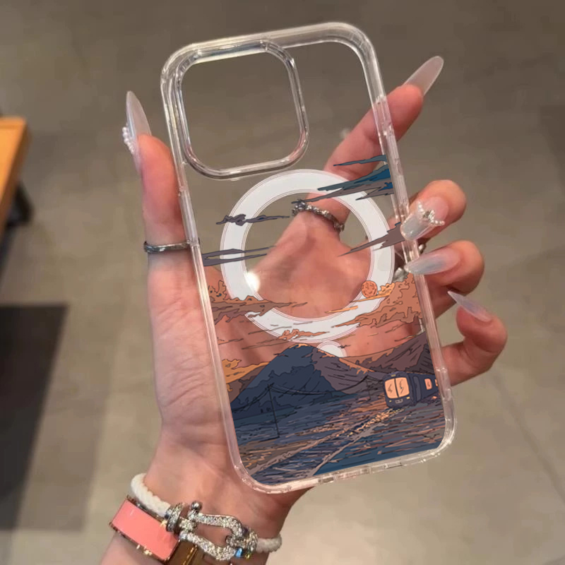 Sunset Pattern Fashion Phone C - огляд і ціна Phone Cases Magsafe