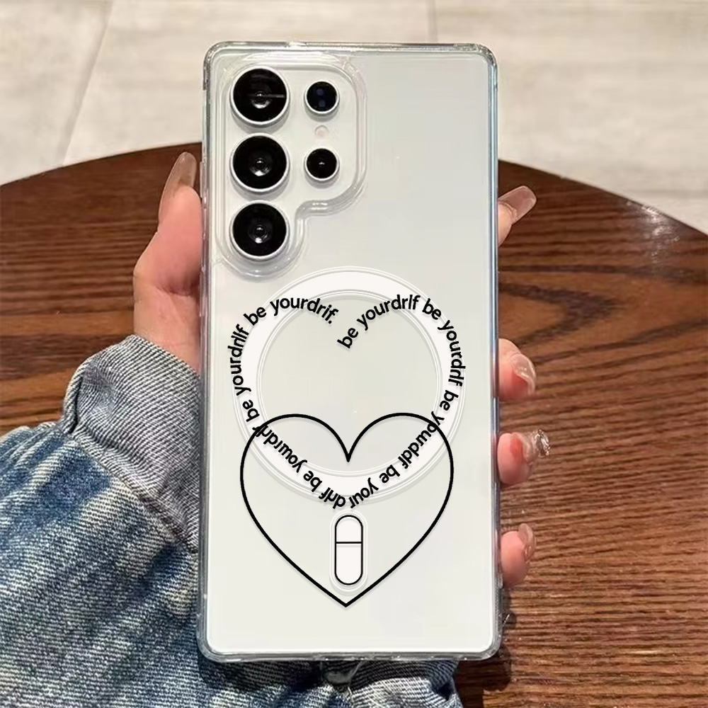 For Magsafe Love Heart Phone C - огляд і ціна Clear Magsafe Case