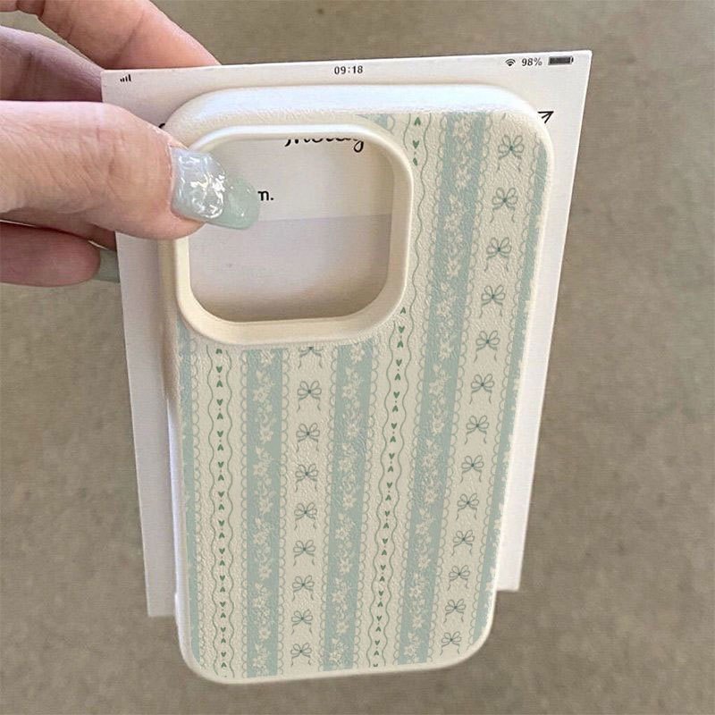 Fresh Light Green Bow Lace Str - огляд і ціна Phone Cases Green