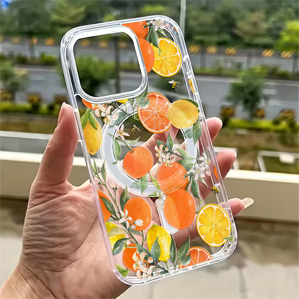 Summer Lemon Phone Case for iP - огляд і ціна Clear Magsafe Case