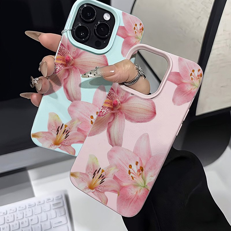 Pink Lily Lychee Texture Phone - огляд і ціна Phone Cases For Samsung
