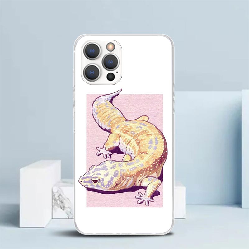 Lizards Geckos Soft Cover for  - огляд і ціна Phone Cases That Fit Iphone 16E