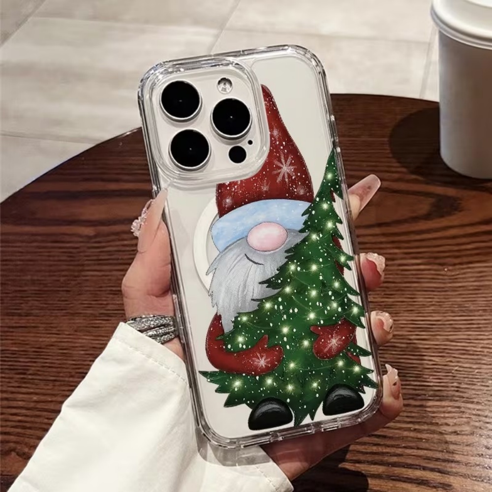 Cute Santa Claus Holding Xmas  - огляд і ціна Phone Cases With Magnet