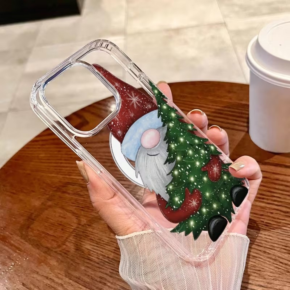 Cute Santa Claus Holding Xmas  - огляд і ціна Phone Cases With Magnet
