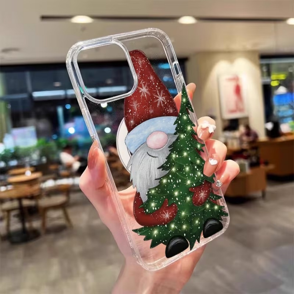 Cute Santa Claus Holding Xmas  - огляд і ціна Phone Cases With Magnet