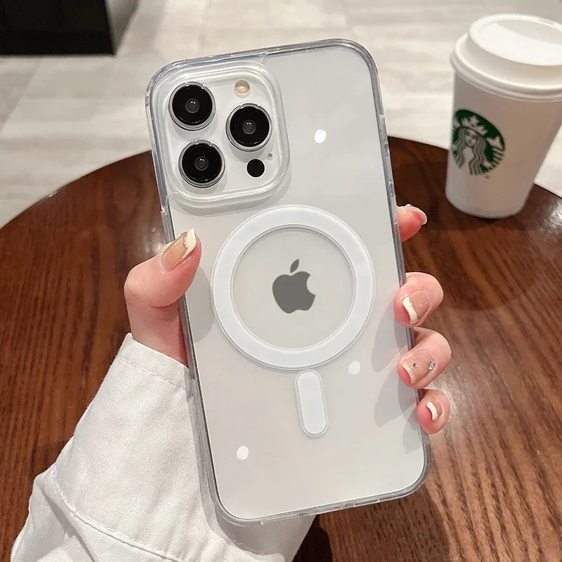 Wireless Charge Phone Case For - огляд і ціна Clear Magsafe Case